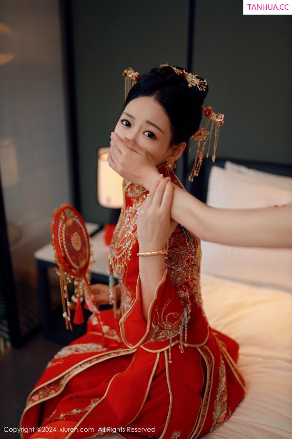唐安琪  [XiuRen]高清写真图 2024.08.05 No.8972 唐安琪 性感新娘装第21张图片
